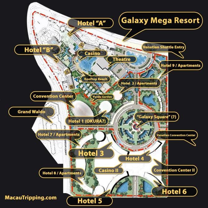 galaxy მაკაო სართული რუკა