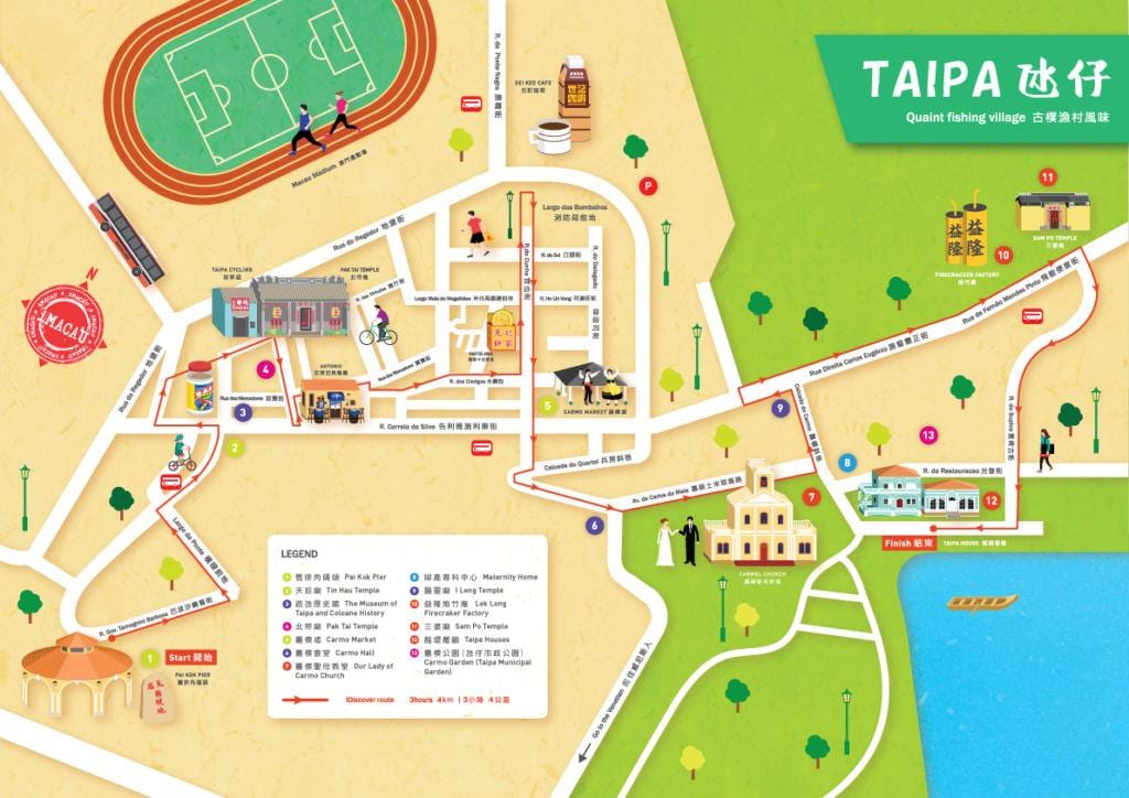 რუკა taipa სოფელი რუკა