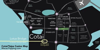 რუკა cotai მაკაუ